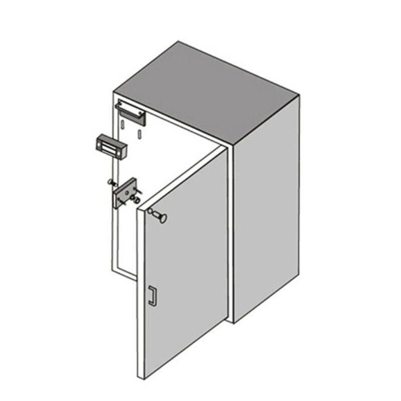 60kg Electronic Electric Magnetic Lock EM Locks Holding Force Electromagnetic for Door Entry Access Control Lock