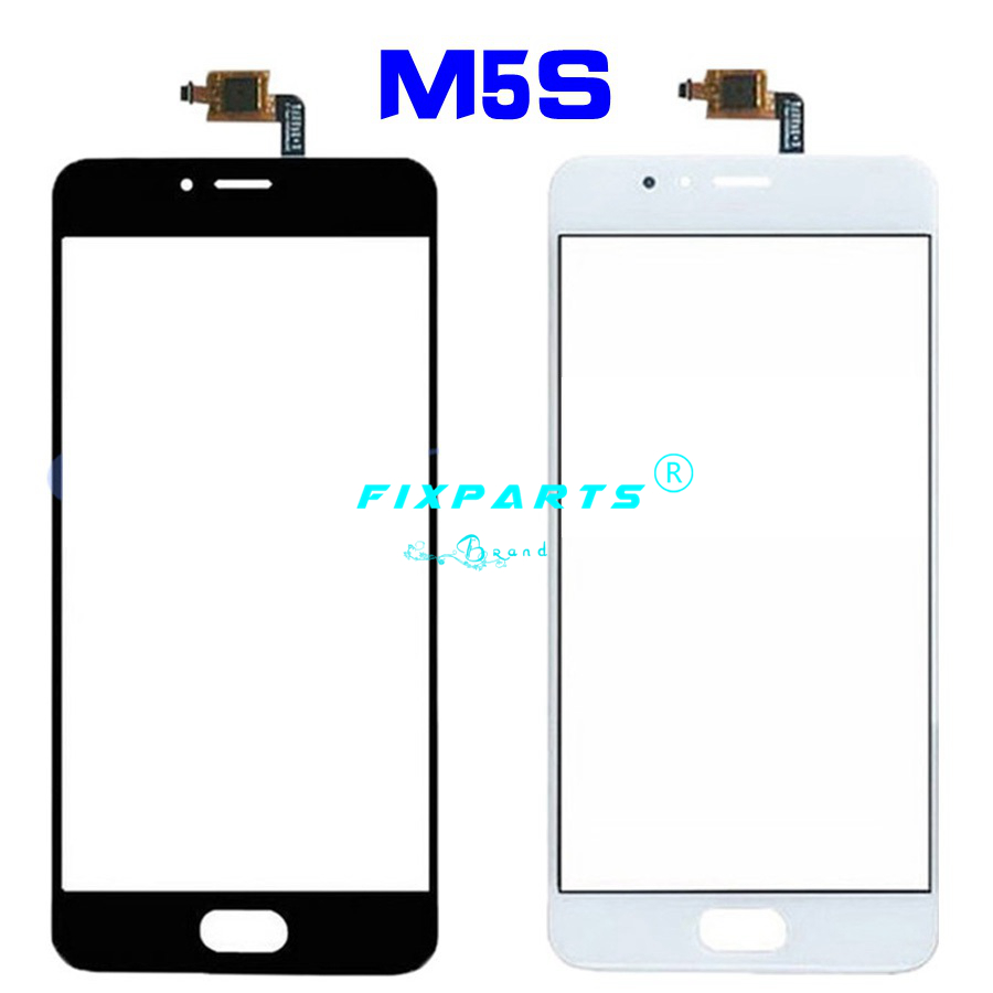 Outer glass panel Meizu M5s Touch Screen Digitizer For Meizu M5 M5 Mini Replacement Parts Meizu M5 Note Sensor Lens