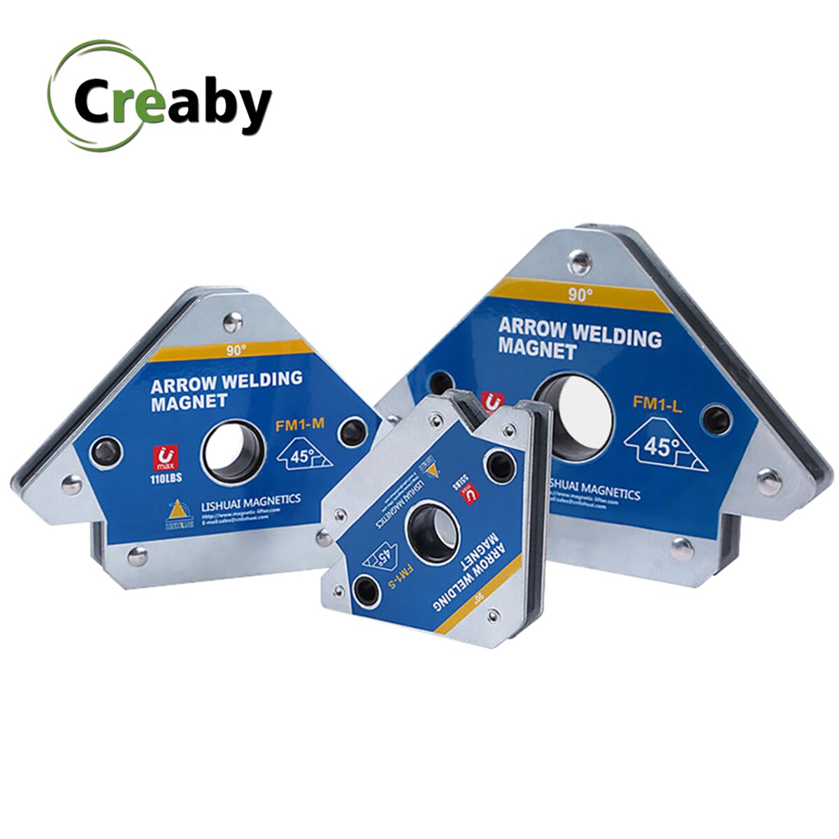 55/110/165LBS Magnetic Arrow Welding Holder Welding Positioner 45/90/135 Angle Holding Auxiliary Positioning Welding Fixture
