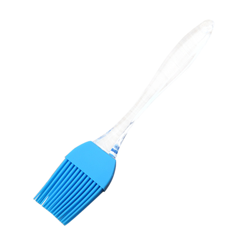Pincel de silicona multicolor para repostería, pinceles para aceite, pinceles para barbacoa, limpieza para pasteles, pan, mantequilla, utensilios para hornear, herramientas de seguridad para la cocina 21*3cm