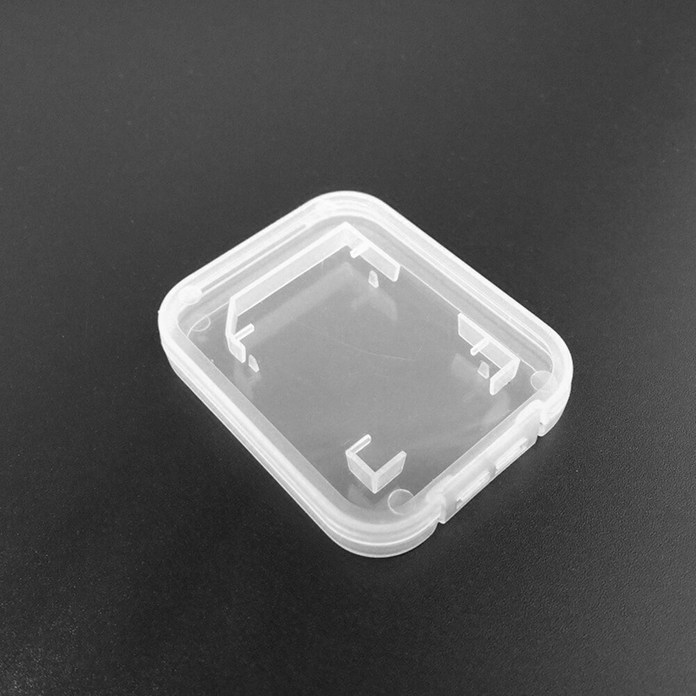 10Pcs Lightweight Clear Standard SD SDHC Memory Card Case Storage Holder Box