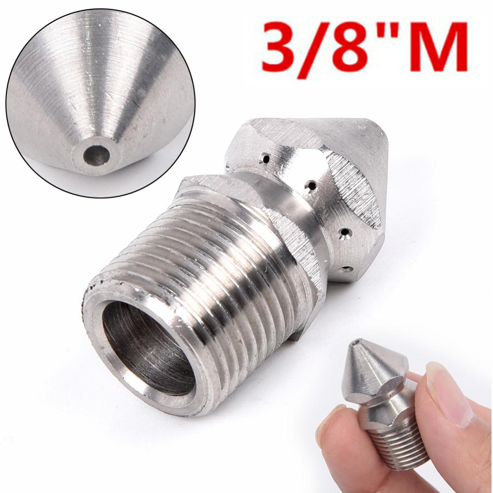 1/4&#39;&#39; 3/8 &#39;&#39; Cleaning Nozzle Pressure Washer Drain Sewer Cleaning Pipe Jetter Spray Nozzle 4 Jet Garden Accessories Tools