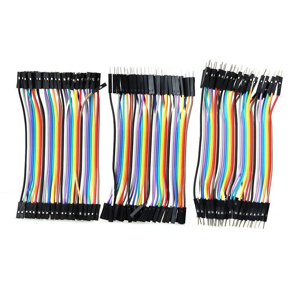 120Pcs Hight Bunte Gute Männlichen Zu Weiblichen Dupont Draht Jumper Kabel Für Arduino Breadboard 11cm