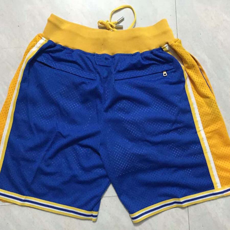 Men's America Basketball Golden State Movement Basket Shorts The embroidery: Dense Blue / XL