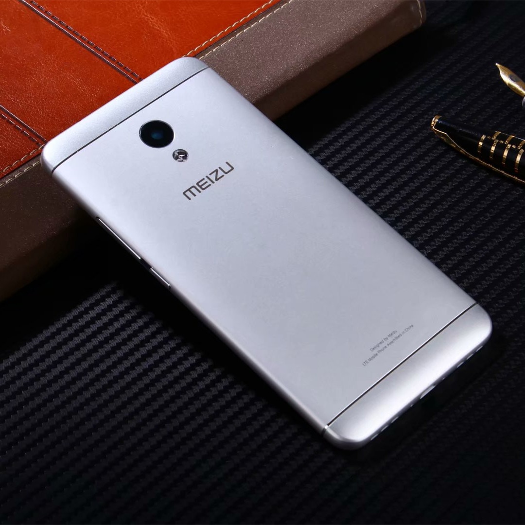 M5S 100% Original Rear Housing Cover For Meizu M5S Mini Metal Back Door Repair Battery Case + Buttons Camera Glass