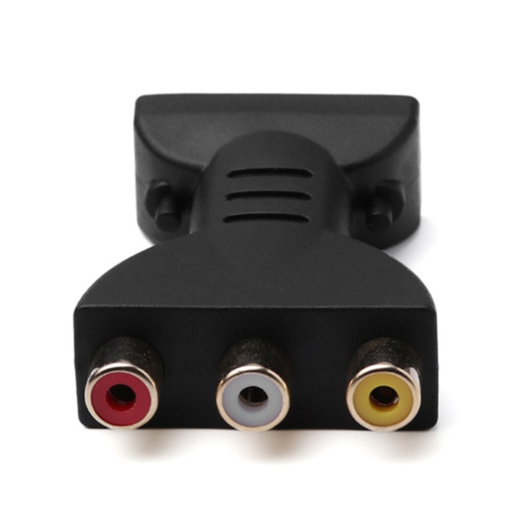 Mini HD to 3 RGB/RCA Video Audio Adapter Digital Signal AV 1080p Component Converter Accessories For HATV DVD TV TXTB1