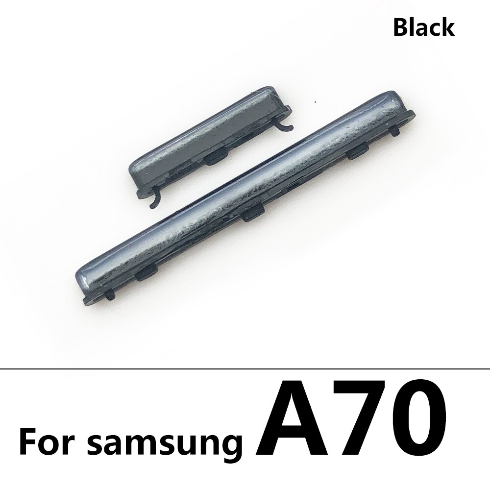 Voor Samsung A31 A51 A70 A71 Power Knop + Volume Zijknop: A70 Black