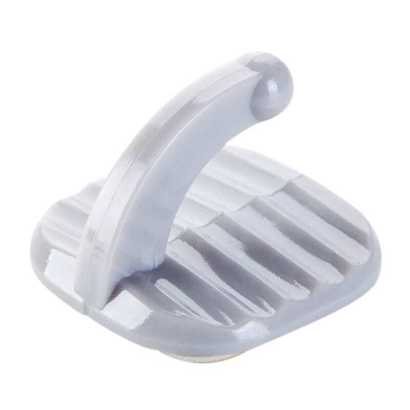 Plastic non-hole hook bathroom towel hook seamless strong kitchen hook metal storage rack strong paste hook single pack TSLM1: 02