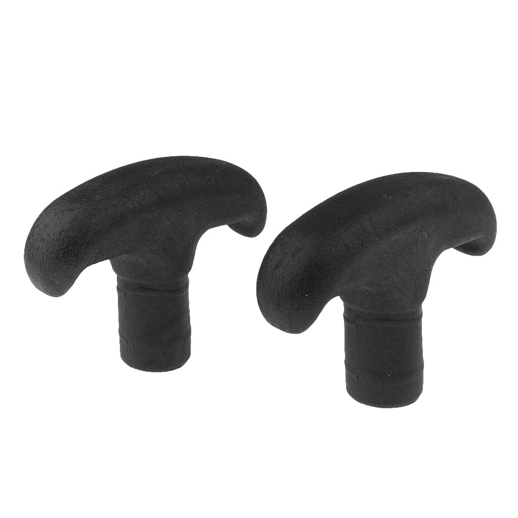 2Pcs Palm Grip Kano Peddel T Handvat Voor Kayak Boot Vlot Surfplank 2Cm As