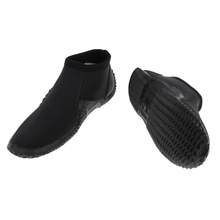 Bota de buceo clásica antideslizante para deportes acuáticos, suela de caucho de neopreno de 5mm, botines de buceo de corte bajo para hombre y mujer adulta