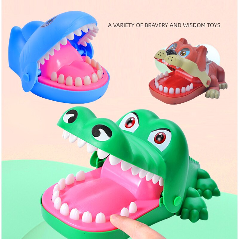 Verkoop Bananasplit Mond Tand Alligator Hand Kinderspeelgoed Familie Games Classic Bijten Hand Krokodil Game