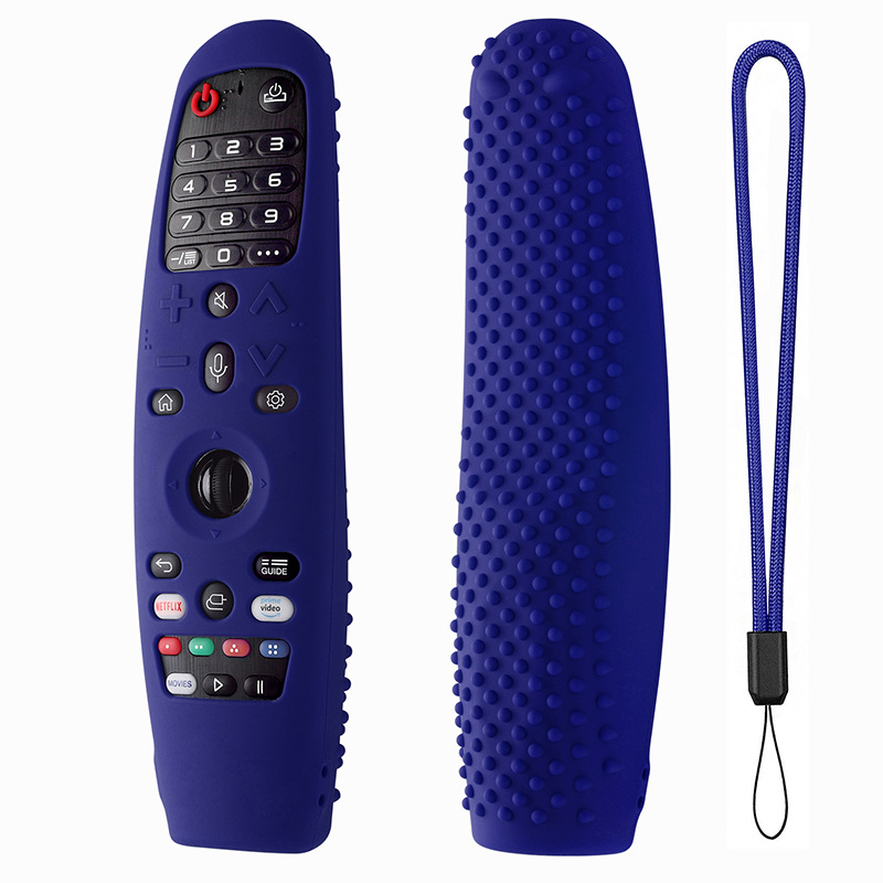 Funda protectora de silicona para mando a distancia, funda protectora adecuada para LG Magic TV AN-MR19BA/MR18BA/MR20GA/AKB 75855501 /AN-MR600: Caqui oscuro