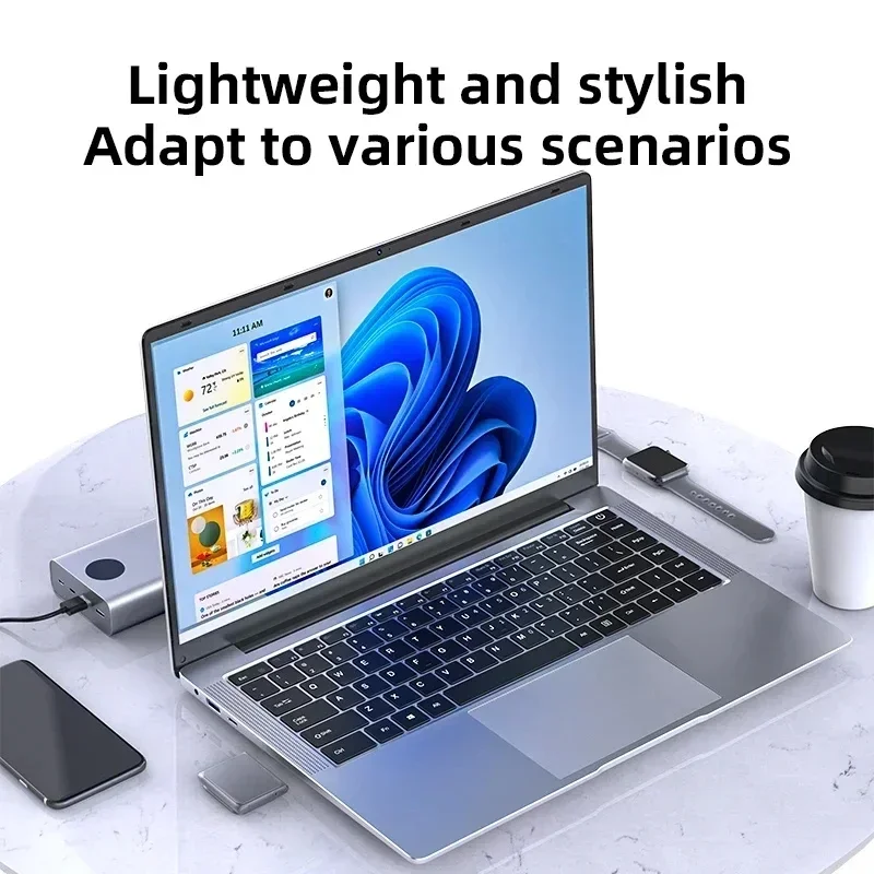 Portable i7 Windows 11 Laptop Computer PC 14.1" 1920*1080 Notebook 12GB RAM 1TB 2TB SSD Intel Core i7 7500U Gaming Laptops