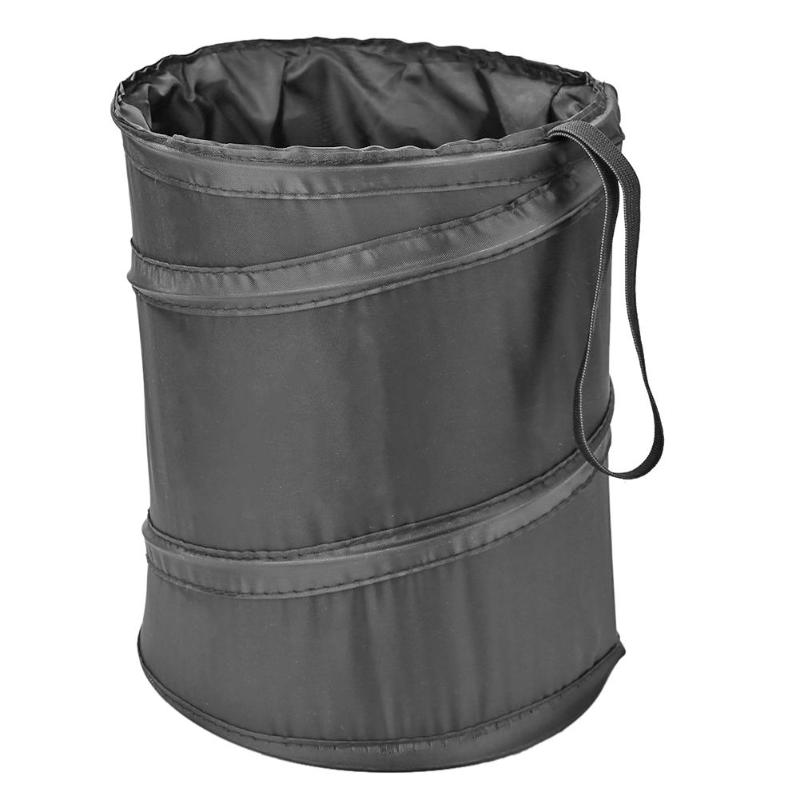 Waterproof Trash Bag for Car Can Pack Bag Foldable Oxford Cloth Garbage Storage Bucket Bin Wastebasket Cleaning Tools Accessorie