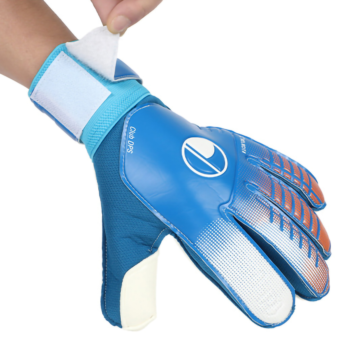 Fußball-Torwarthandschuhe für Jugendliche und Erwachsene, Torwarthandschuhe mit Fingerschutz, starke Griffe, Handflächen-Fußball-Torwarthandschuhe