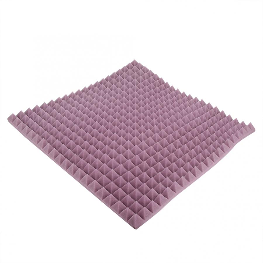 6pcs Sound-Absorbing Cotton Foam Acoustic Panels Studio Soundproofing Foam 50 x 50 x 2.5cm