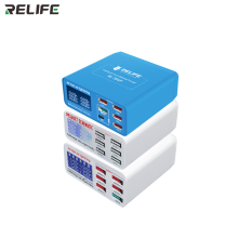 Relife 304P SS-304D SS-304Q Smart 6 Port Usb Digitale Display Lightning Charger Voor Iphone Samsung Huawei Xiao Vivo Opop