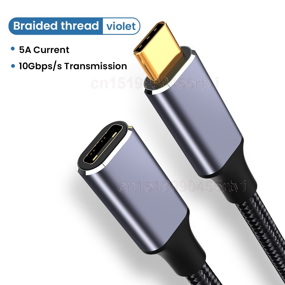 5A 100W Type C 10Gbps Gen2 Usb 3.1 Naar USB-C Type... – Grandado