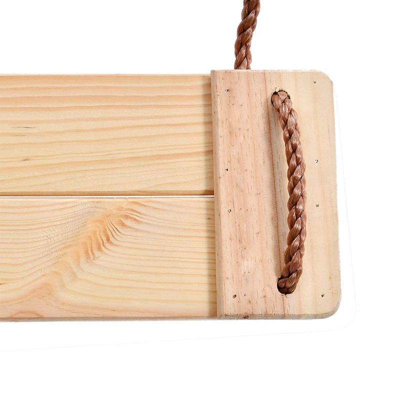 Outdoor Swing Wooden Adults Children Indoor Patio Swings Hanging Kindergarten Playground Swings