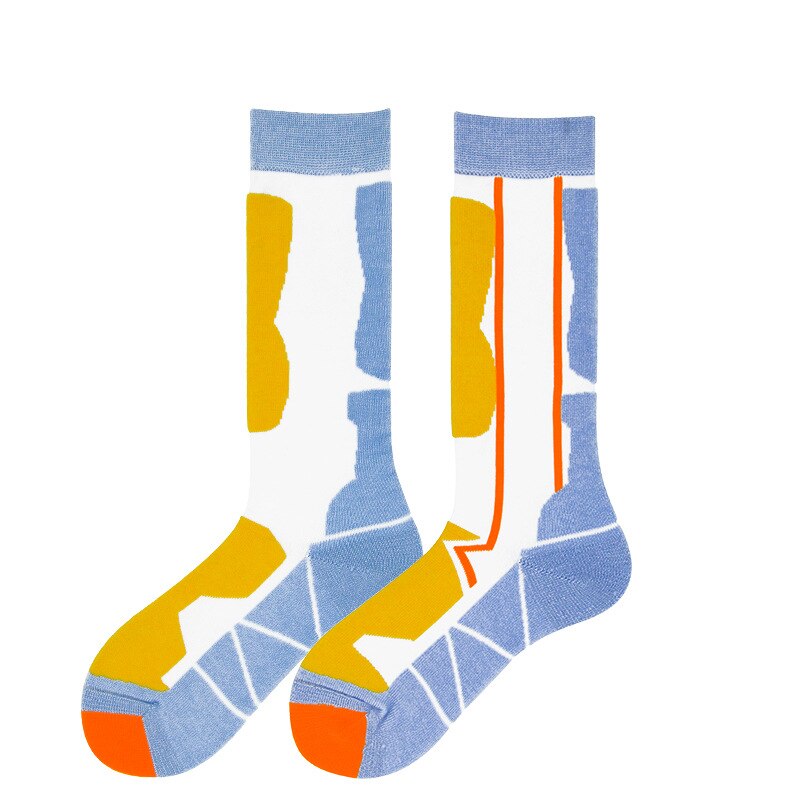 Wool Socks Outdoor Thickened Sports Ski Socks Long Tube Walking Warm And Breathable Quick Dry Socks Cycling Running Sports Socks: Color 13