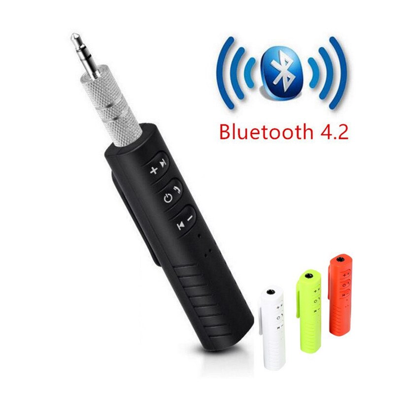 Bil bluetooth aux 3.5mm stik bluetooth modtager håndfri opkald bluetooth adapter bil sender auto musik modtagere