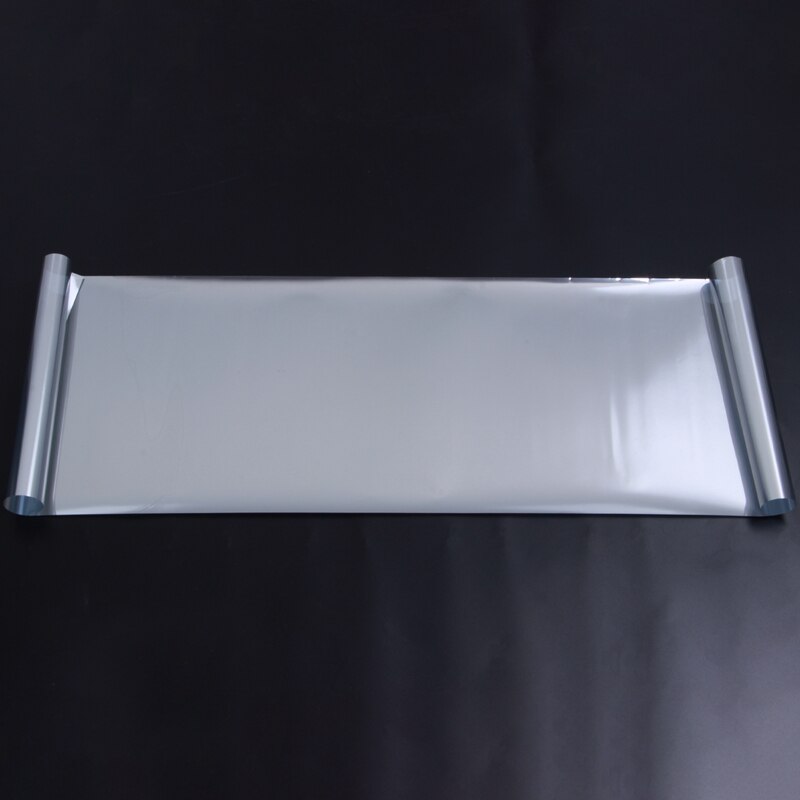 Solar Een Manier Reflecterende Spiegel Privacy Window Film Stop Warmte Sticker 30*100 Cm, Zilver