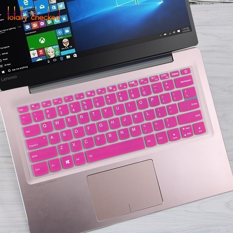 Pour lenovo ideapad c340-15iil c340-15iwl C340 15iil 15iwl 15 15.6 pouces C340-15 ordinateur portable Silicone clavier couverture peau protecteur: rose