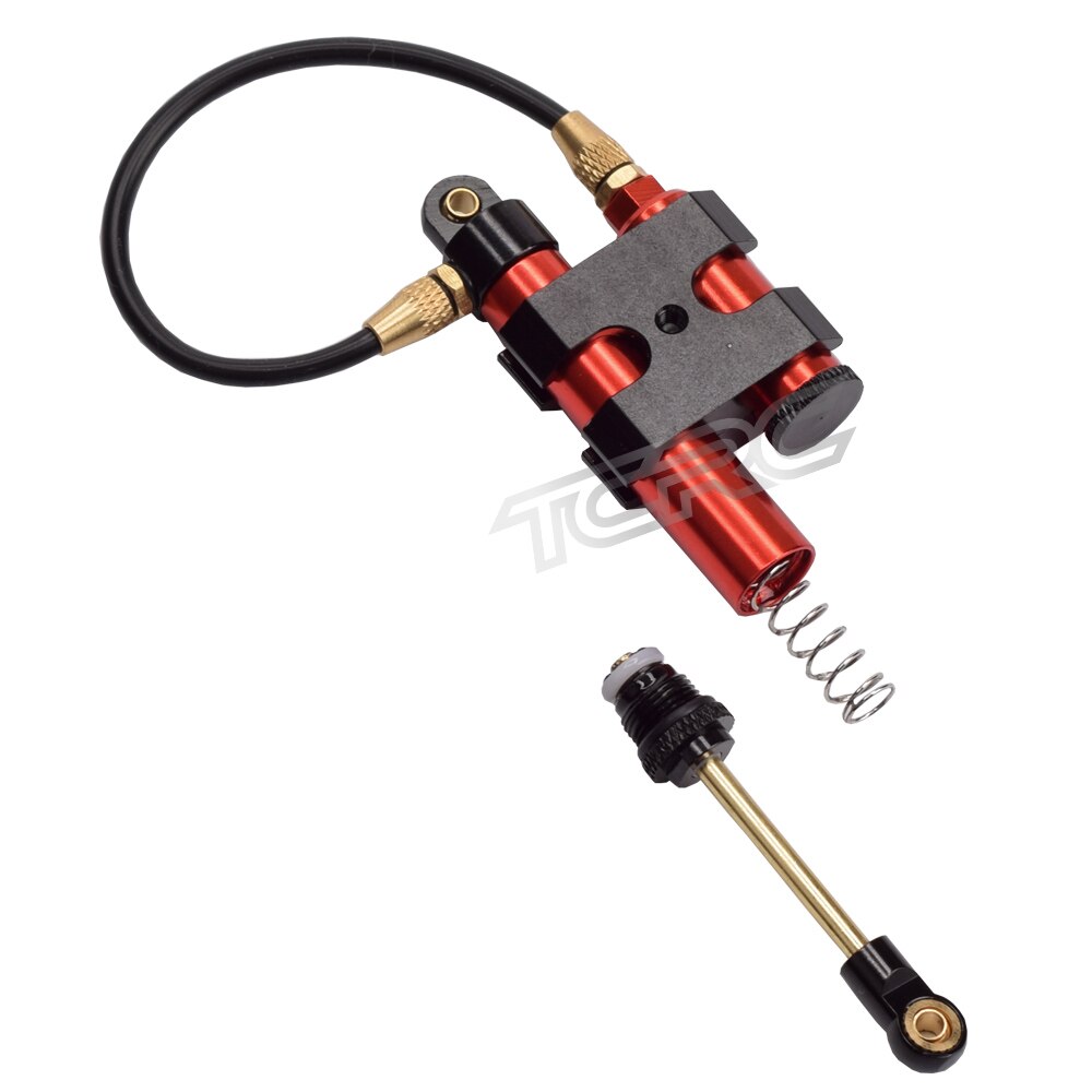 TCRC 2PCS 100mm Piggyback Shock Absorber Damper Set for 1/10 RC Crawler Axial SCX10 90046 D90 TRX4