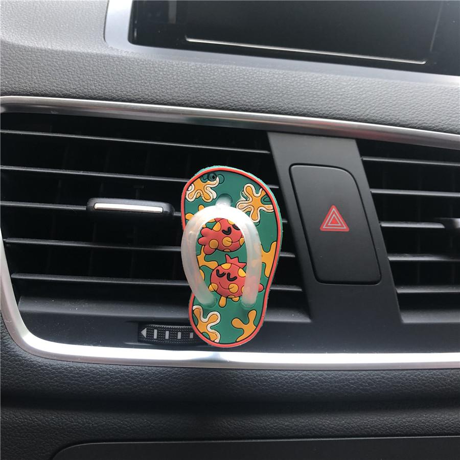 Zapatillas pequeñas de Color para modelar coche, clip de perfume decorativo, decoración de perfume para coche, ambientador: C