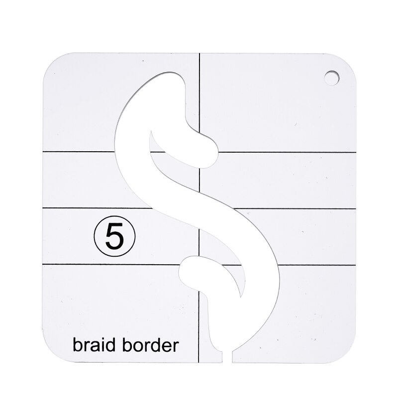 LMDZ 12 Kinds of Sewing Templates Patchwork Rulers Sewing Machine Quilter's Ruler Sewing Stencil Tool Sewing Accessories: type 7