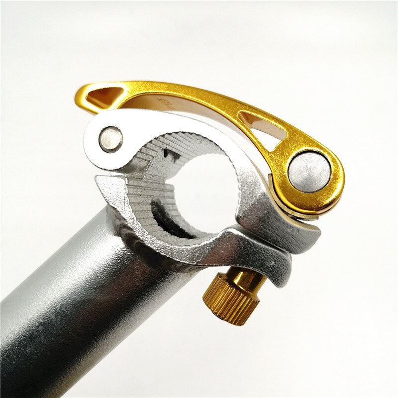 Faltrad Stamm schnell Freisetzung Hebel Elektro Fahrrad Klapp Stengel schnell Freisetzung Stange Legierung Schwarz verrotten Gold Silber Da- hon