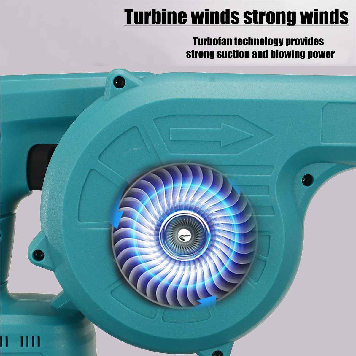 128VF 19800mAh Garden Cordless Blower Vacuum Clean Air Blower for Dust Blowing Dust Computer Collector Hand Operat Power Tool