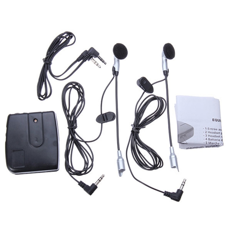 2 Way Intercom for Motorbike Motorcycle Helmet Headset Communication Moto System Interphone Helmet Bluetooth Headset Earphone