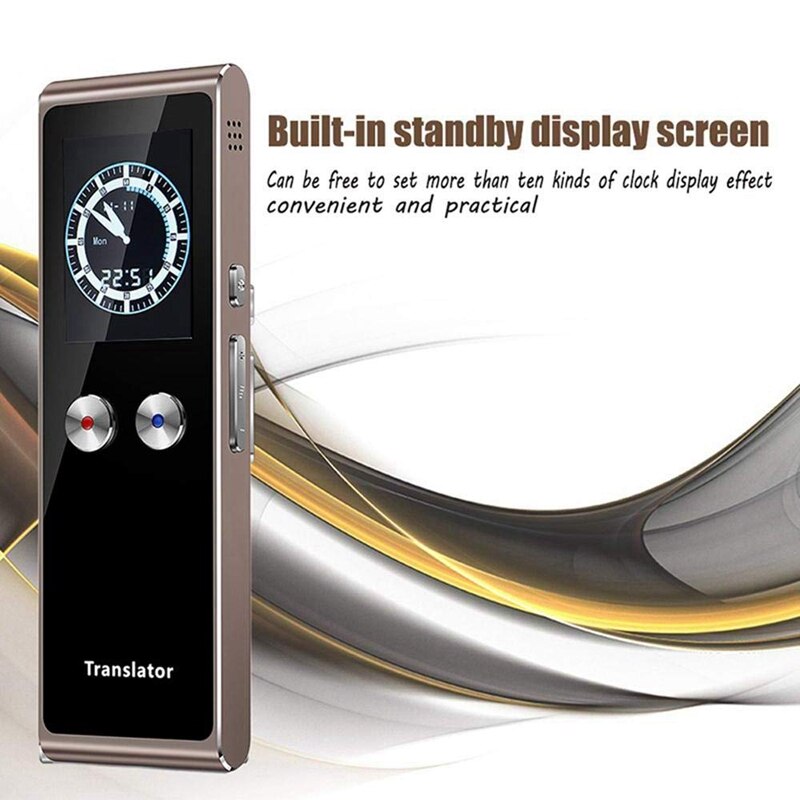 T8s -voudige stemvertaler ,70 -talige tweerichtings-slimme stemvertaler met 2 inch hd-perssignaal, draadloze wifi-verbinding
