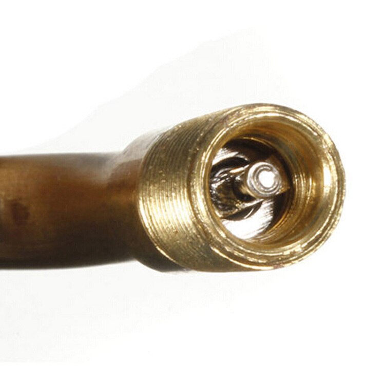 1Pc 90 Bicycle Car Motorcycle Tire Brass Valve Extension Rod Inflatable Nozzle Extension Degree Extension Tube Universal Metal