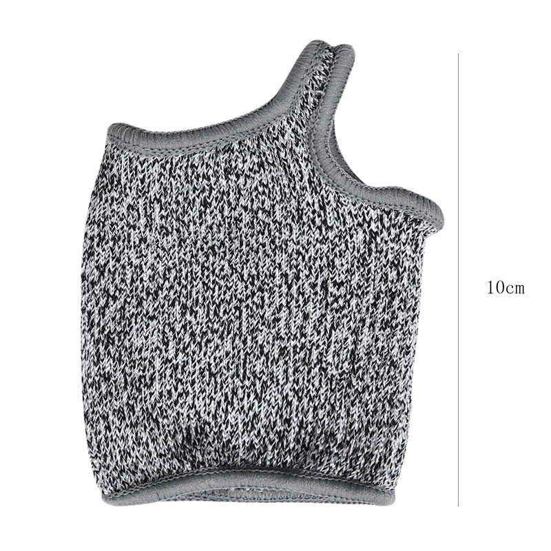 1PC Household Safety Arm Sleeve Anti Cut Puncture Proof Guard Bracers Gradening Protector Work Arm Cover Protective Glove: Thumb Open 10