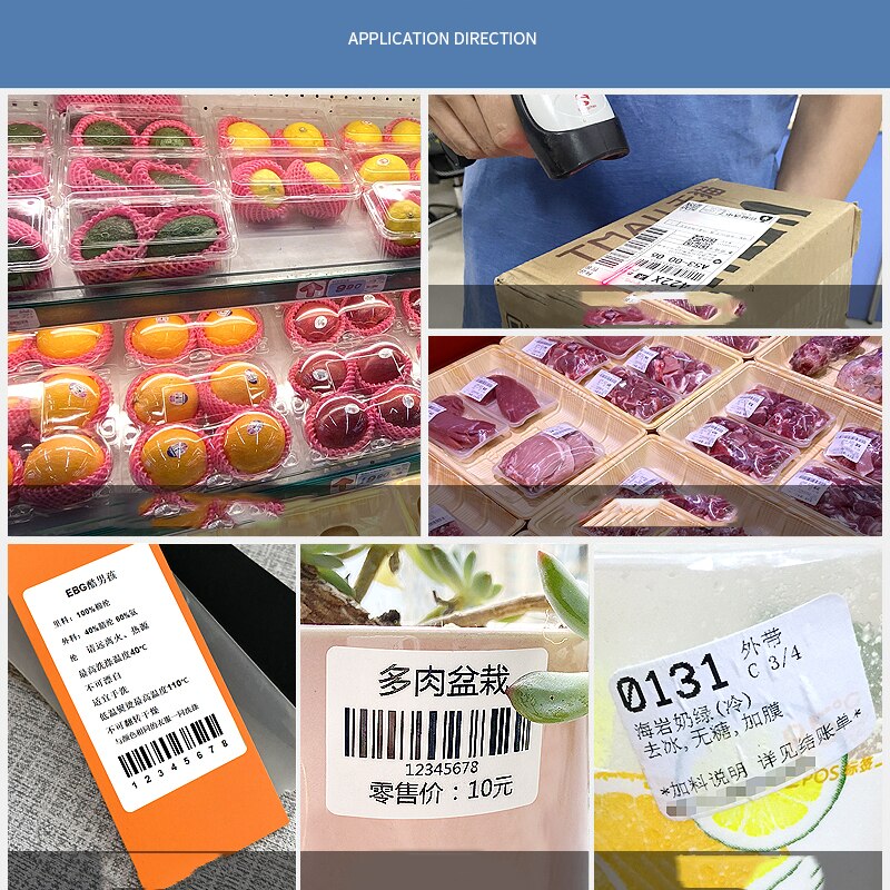 Goede Rolls Sticker Thermisch Papier Voor 100X100Mm 100X150Mm Mini Printer Verschillende Soorten papier