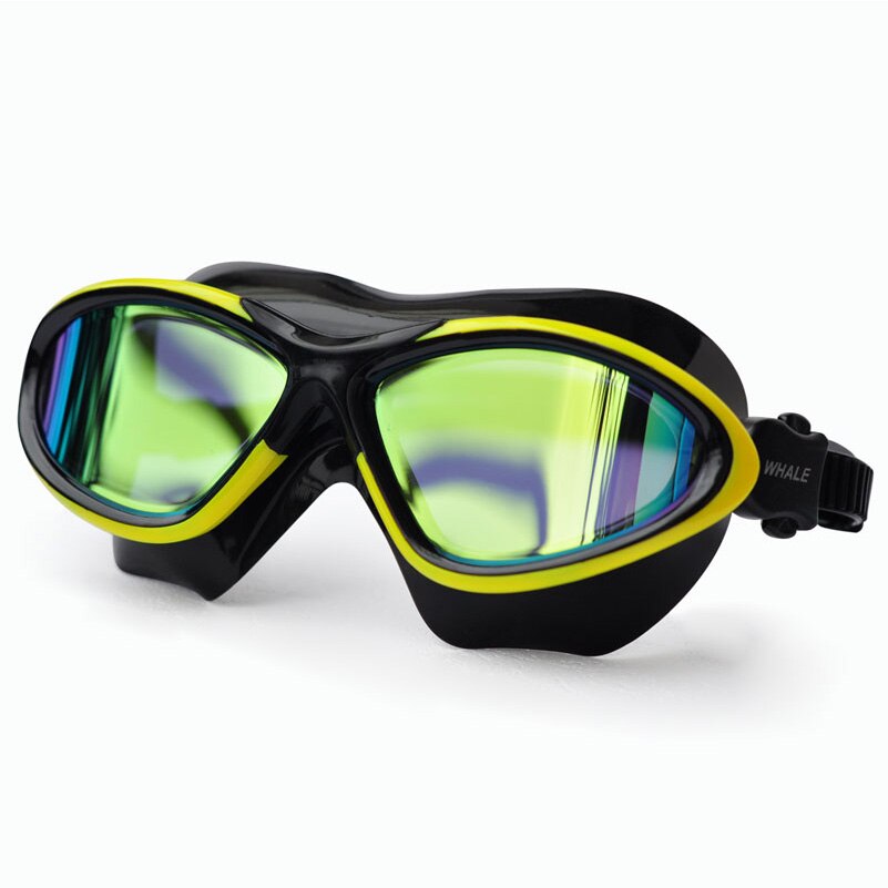 WHALE Anti-Fog UV Lens Swimming goggles Mirror Coating Waterproof Eyewear for men women glasses in pool