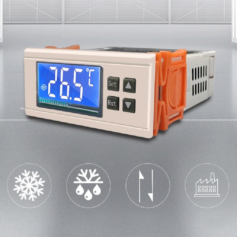 Refrigerator Thermostat STC-8080A + Refrigeration Automatic Defrost Timer ligent Controller Single Probe