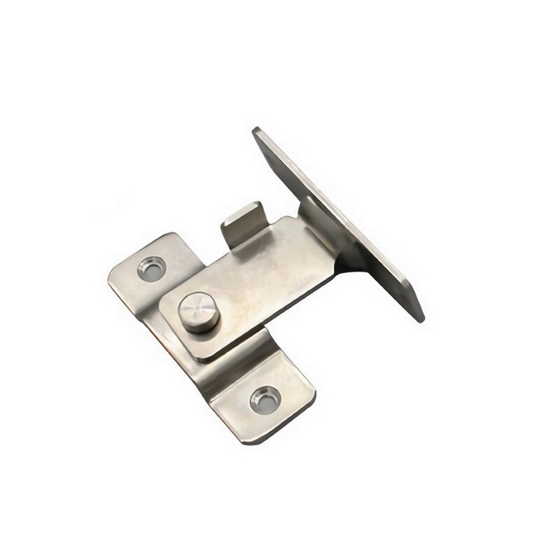 90 Degree Door Buckle Bolt Barn Home Bathroom Door Lock Right Angle Bending Latch Hasp: G321631