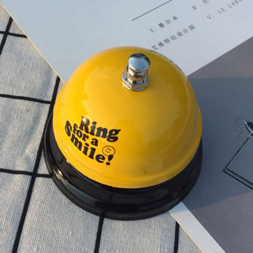 Restaurant Service Call Bell Hotel Counter Desk Bell Ring Metal Reception Restaurant Kitchen Bar Service Call Desk Call Bell