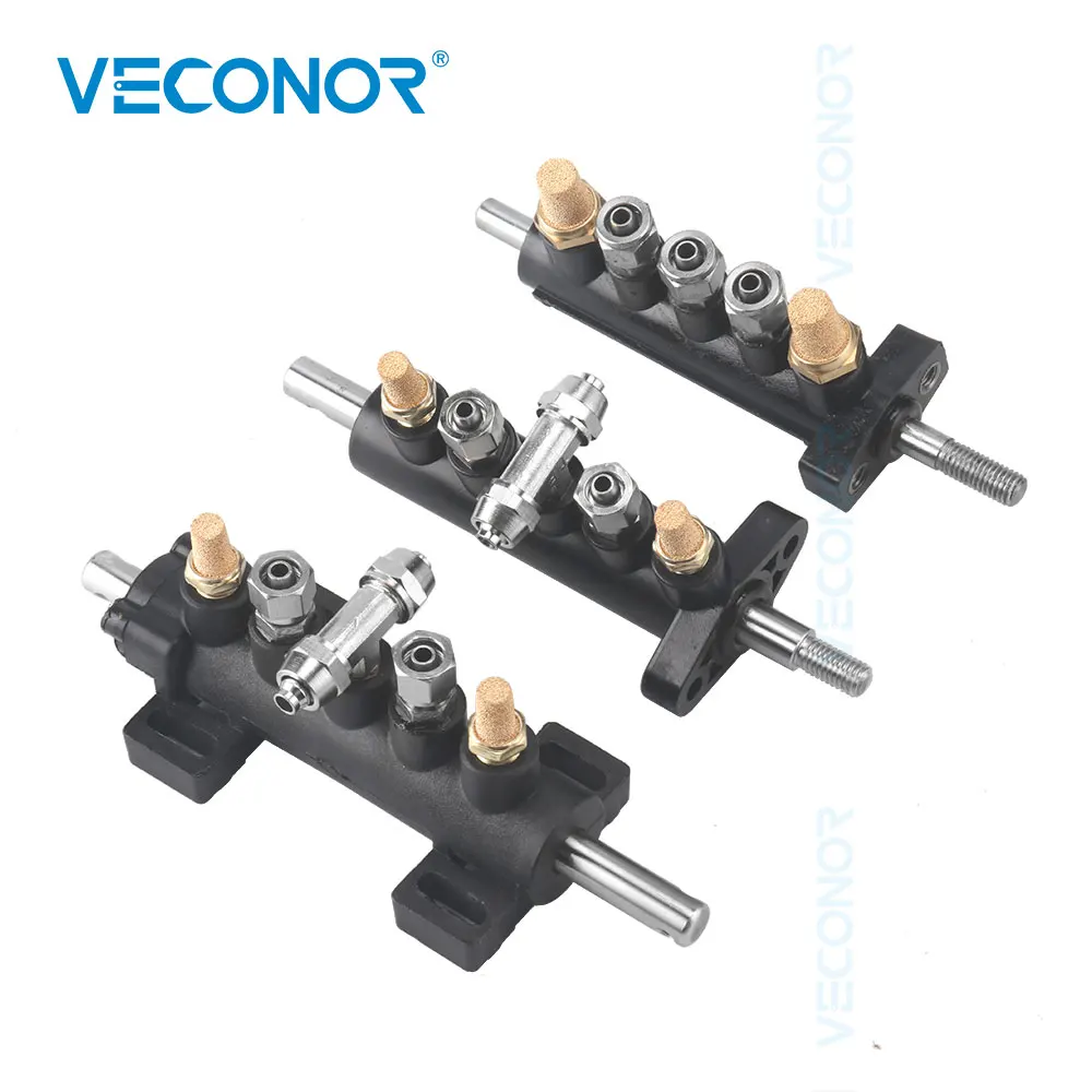 Luchtregelklep met vijf standen voor bandenwisselmachine, cilinderbedieningsklep, schakelaar, reserveonderdelen voor bandenwisselmachines, 8 mm