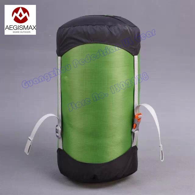 Aegismax 20d silnylon komprimeringssæk silikonebelagt opbevaringspose: Xl