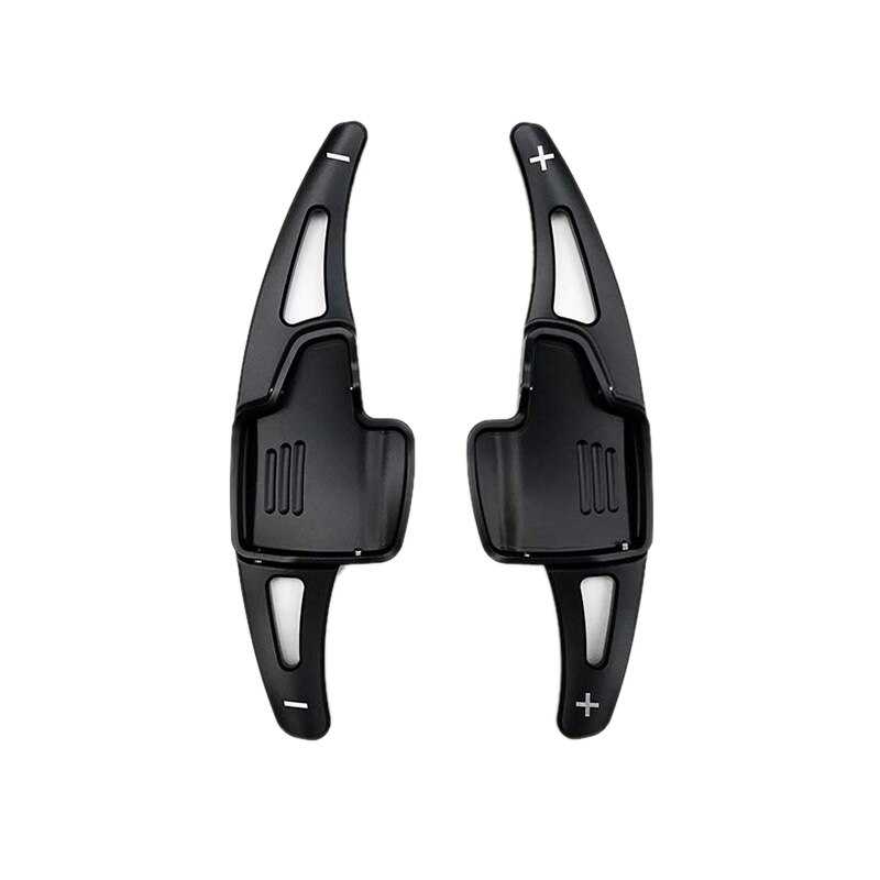 Paddle Shifter Extension , Aluminum Metal Steering Wheel Paddle Shifter Extensions for Ford Focus Escape Kuga (Black)