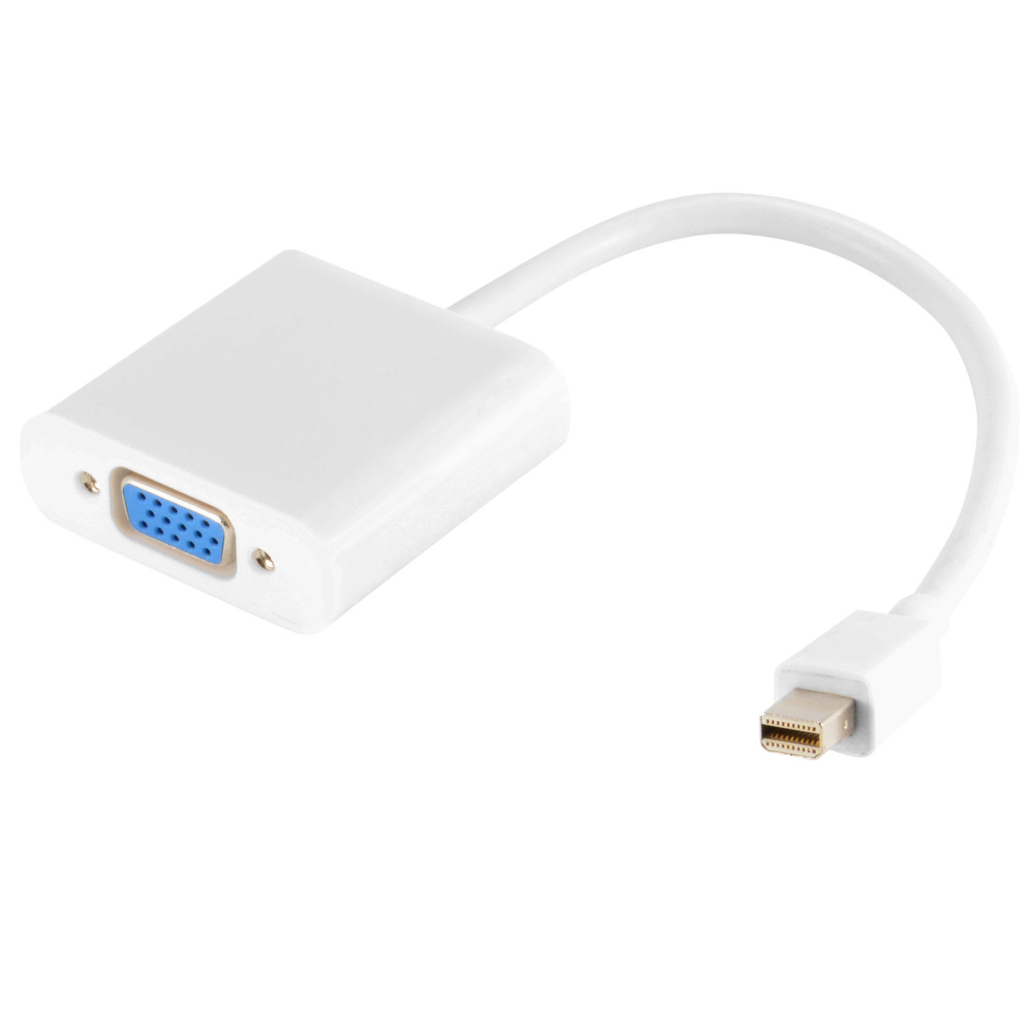 1080 P Thunderbolt miniwyświetlacz Port DP, aby kabel VGA adapter do Apple MacBook Air/Pro