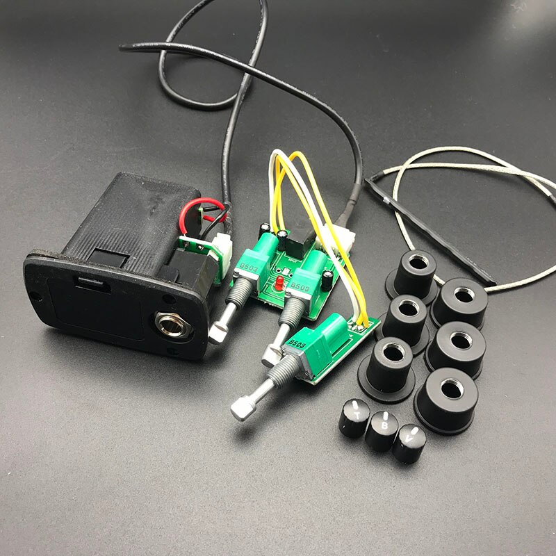 Equalizzatore Per Chitarra Acustica F-5T | Con Tuner E Pickup | 5 Bande | Alimentazione A Batteria 9V - Foto 2