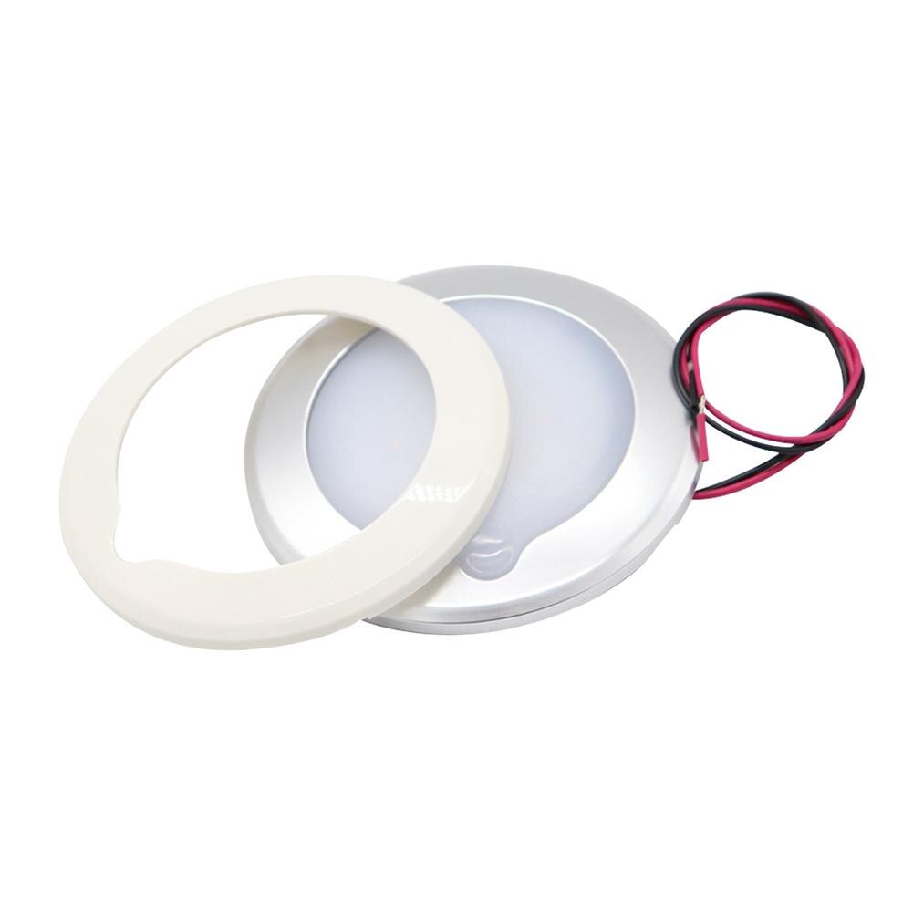 Led rv taglys varm hvid 3300k bil interiør lampe 5 gear justerbar vandtæt touch tag belysning til autocamper båd trailer