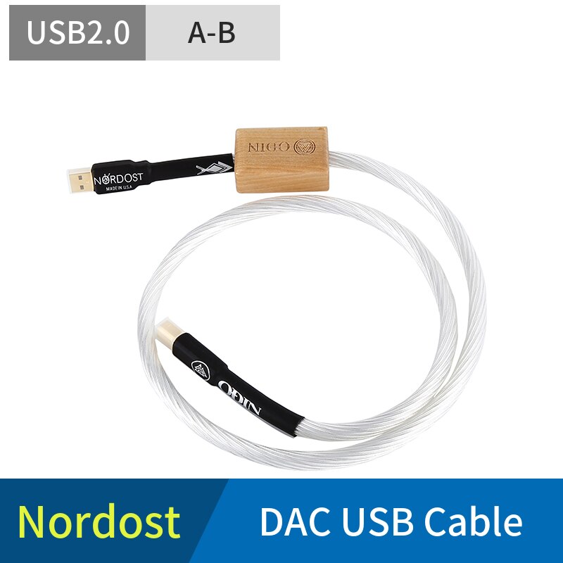 Nordost – câble USB A-B Odin DAC, câble audio, plaque à 8 cœurs, 1 pièce