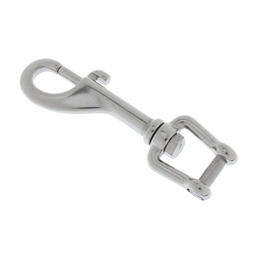 Marine Grade 316 Stainless Steel Swivel Shackle Snap Hook Hardware