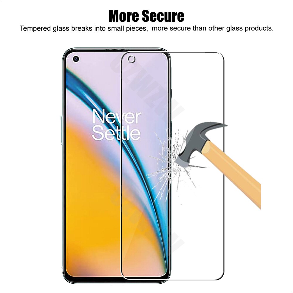 Voor Oneplus Nord 2 5G Premium Gehard Glas Screen Protector Beschermende Film Hd Clear Beschermen Guard